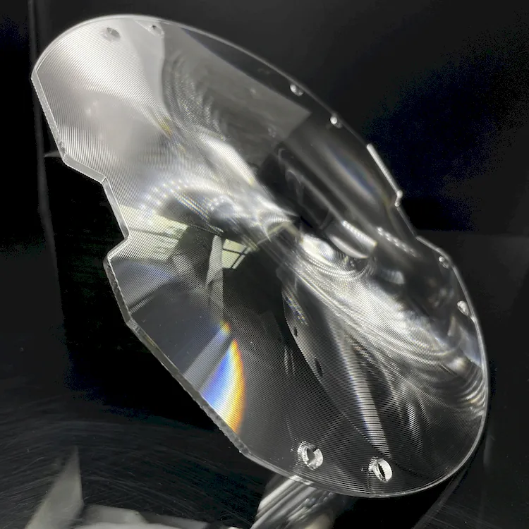 LED Stage Lighting Fresnel Lens 185x170.1mm
